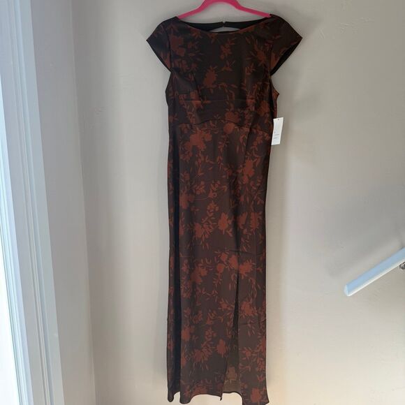 a new day Dresses & Skirts - Brown Floral Maxi Dress | a new day